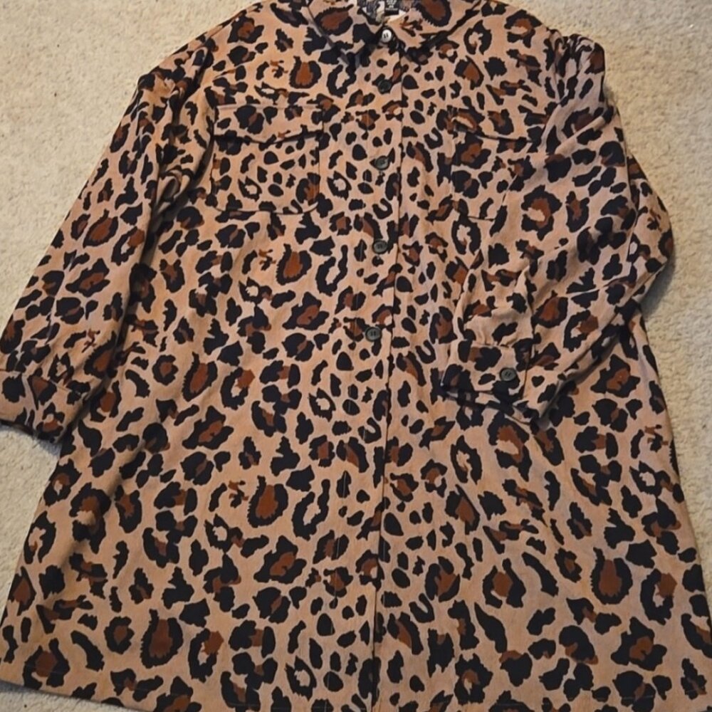 Leopard plus tunic jacket - Picture 3 of 3